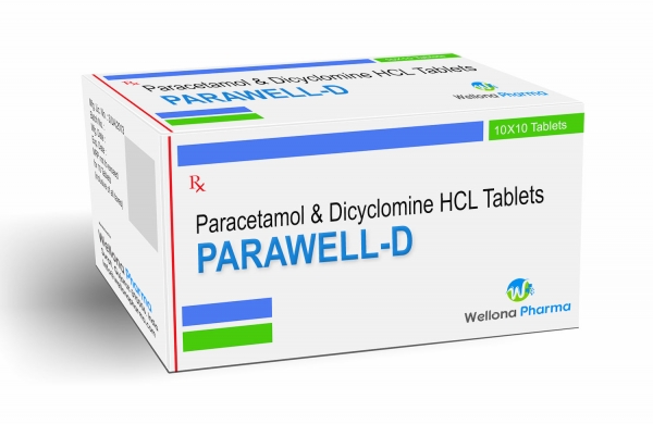 Paracetamol & Dicyclomine HCL Tablets